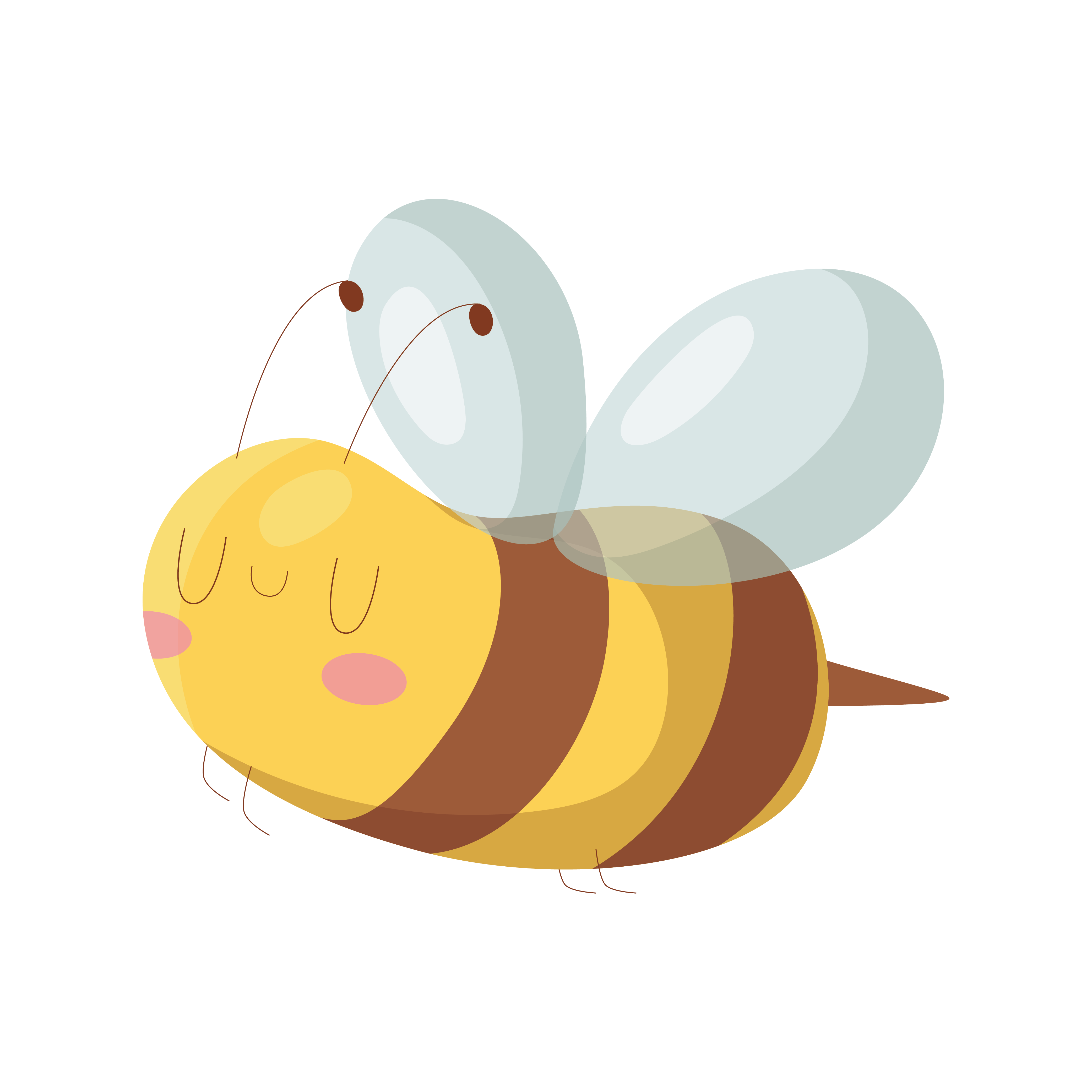 蜜蜂卡通形象设计|平面|吉祥物|张百百 - 原创作品 - 站酷 (ZCOOL)